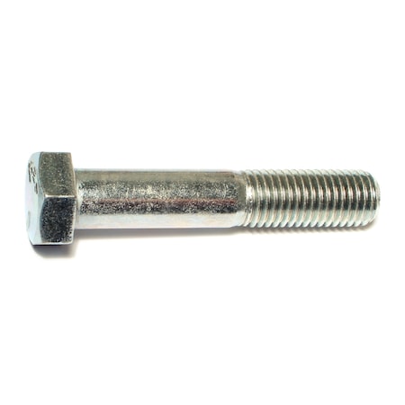 Midwest Fastener Grade 5, 3/4"-10 Hex Head Cap Screw, Zinc Plated Steel, 4 in L, 10 PK 53408